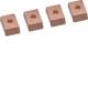 Hager HK200AB Connection block 200 A copper (4 pcs)