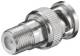 Goobay 11850 F-Adapter: F-Buchse > BNC-Stecker - Adapter-Stecker aus Zink