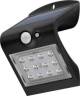 Goobay 45801 LED solar wall light with motion detector, 1.5 W - lighting solution for house entrances, carports and stairs