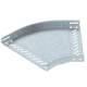 OBO Bettermann 6036014 RB 45 330 FT Bogen 45° für Kabelrinne horizontal 