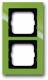 Busch Jaeger 2CKA001754A4338 BJ 1722-286 Abdeckrahmen 2f Busch-axcent grün