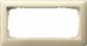 GIRA 100201 frame 2f without MS cream white Standard 55 without middle bar