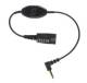 Jabra cable QD -> 3.5mm iPhone / Gigaset etc.