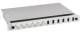 LWL-Patchpanel Spleisbox, 48,3 cm ( 19 Zoll ), 6xLC-Duplex, 9/125 µm, OS2, ausziehbar, Pigtails abgesetzt