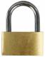 Vorhängeschloss aus Messing 30 mm, inklusive 3 Schlüsseln