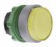 Schneider Electric ZB5AH83C0 Schneider illuminated pushbutton, front, protruding, latching, yellow