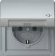 GIRA 445465 SCHUKO KD Gira TX_44 F Alu