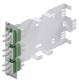 ZVK EasyLan LVFB06SCD09 FODH insert mod for module carrier 6xSC-Dupl./APC E09/125 OS2