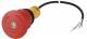 Moeller 185163 EATON C22-PVT45P-MPI-K02-P65 EMERGENCY STOP button palm 45mm turntable 4p 3.5m 