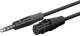 Goobay XLR-Kabel auf 6,35-mm-Klinke, 3 m - XLR-Stecker (3-Pin)XLR-Buchse (3-Pin) > Klinke 6,35 mm Stecker (3-Pin) - balanced mono