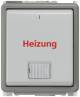 Siemens 5TA4741 DELTA Heizung Notschalter fläche IP44 Aufputz dunkelgrau/hellgrau 1p 10A