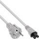 InLine® Netzkabel für Notebook, 3pol Kupplung C5, grau, 0,5m