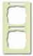 Busch Jaeger 2CKA001754A4094 BJ 1722NSKA-212 Rahmen 2f linear senkrecht Busch-Duro 2000 SI weiss
