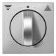 Merten 569860 Central plate f.Rollladen-, Locking key switch aluminum system M