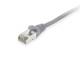 Equip 606708 Patchkabel Cat6A S/FTP 2xRJ45 10,00 m grau LSZH Polybeutel