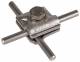 Dehn + Soehne 390551 Our concern MV clamp Rd 8-10 mm Al ,