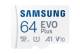 SD MicroSD Card 64 GB Samsung SDXC EVO Plus (2024) Class 10 retail