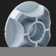 Kaiser 1205-02 concrete counter support for support element D:20 mm with adhesive film