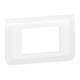 Legrand 078803L Rahmen 3-modulig horizontal Mosaic ultraweiß
