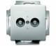 Busch Jaeger 2CKA002495A0090 BJ 2095UC-866 Potenzial-AusgleichsStecker Daten-Technik edelstahl
