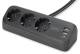 DIGITUS DA-70625 Power strip 3x + 2USB 1.5m 12W 30W black