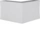 Hager FB9923037035 external corner base profile made of PVC for FB 100x230 mm light gray