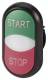 Moeller 216708 EATON M22-DDL-WS-GB1/GB0 Doppeldrucktaste beleuchtet beschriftet 