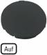 Moeller 218185 EATON M22-XD-S-D3 key plate flat black labeled on 
