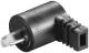Goobay 11242 angled speaker connectors with Scharubanschluss - angled