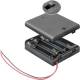 Goobay 11473 4x AA (Mignon) Batteriehalter, lose Kabelenden, schaltbar, wasserabweisend