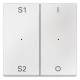 Merten MEG5228-0419 -rockers f.Taster, module, 2 (scene 1 / 2.1 / 0), polar white
