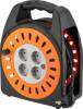 Goobay 71355 Cable drum 25 m - with 4x protective contact sockets and surge protection