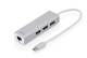 DIGITUS adapter USB3.0/C -> GB Ethernet St/Bu + 3x USB 3.0