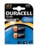 Duracell ULTRA DL123-X2 Camera Battery - 1550 mAh - Lithium Manganese Dioxide - 3 V DC - 2