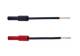 Chauvin Arnoux P01102189 Flexible connection adapters for screw terminals 3 x red / 3 x black