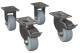 Zebra CS-RAC-WHEEL Räder für Rack-Set, 4 Stück