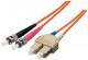 Equip Patchkabel ST->SC 20.00m Singlemode Duplex OS2 gelb Polybeutel