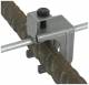 Dehn + Soehne 308036 Dehn VK DB 20.32 8.10 FL40 BSB STBL pressure bracket clamp MAXI St/blank