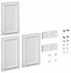 Hager FZ773A adapter for vertical connection of 800mm wide FR/FS cabinets