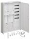 Hager ZB33SET25LK complete cabinet univ.Z 2 ZP BKE-I APZ VT5 H=1100mm 3-field