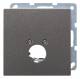 Jung AL2962-1AN Speaker cover 1 hole, anthracite