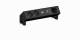 Bachmann Desk2 power strip, 2x sockets (CEE7), 1xUSB charger, 1xABD, with supply cable 0.2m GST18, black