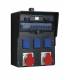 Walther-Werke 6460206 Walther Vollgummi Wandverteiler schwarz