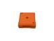 ALLNET Brick'R'knowledge plastic tray 1x1 orange top and bottom pack of 10