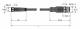 Turck PKG3M-0.3-RSC4T TXL Aktuator-u. Sensor control PUR connection guide. 6627099