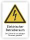 Cimco 182722 warning sign foil lightning and electrical operating room. 297x210mm