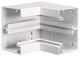 Hager BRA8513049016 inside corner base profile aluminum 85x130mm OT80mm traffic white
