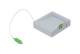 LWL-FTTH Compact Box vorkonfektioniert, 1xSC/APC -> 1xSC/APC, 0-30m, 9/125u, G.657.A2, 1-Faser, OD=0,9mm, Aufputzgehäuse mit Abroller/Spule, Synergy 21