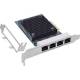InLine® Quad Netzwerkkarte, PCIe x4, 4-Port RJ45 2,5Gb/s, inkl. low profile