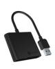 RaidSonic IB-CR301-U3 ICY BOX Card Reader 3in1 USB-A 3.0 schwarz